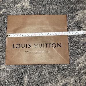 Brown louis vuitton shopping bag
